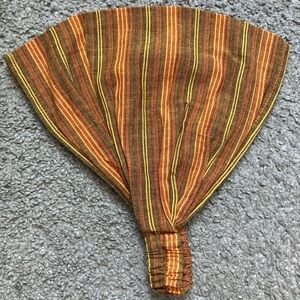 Striped Orange and Yellow Hair Band
